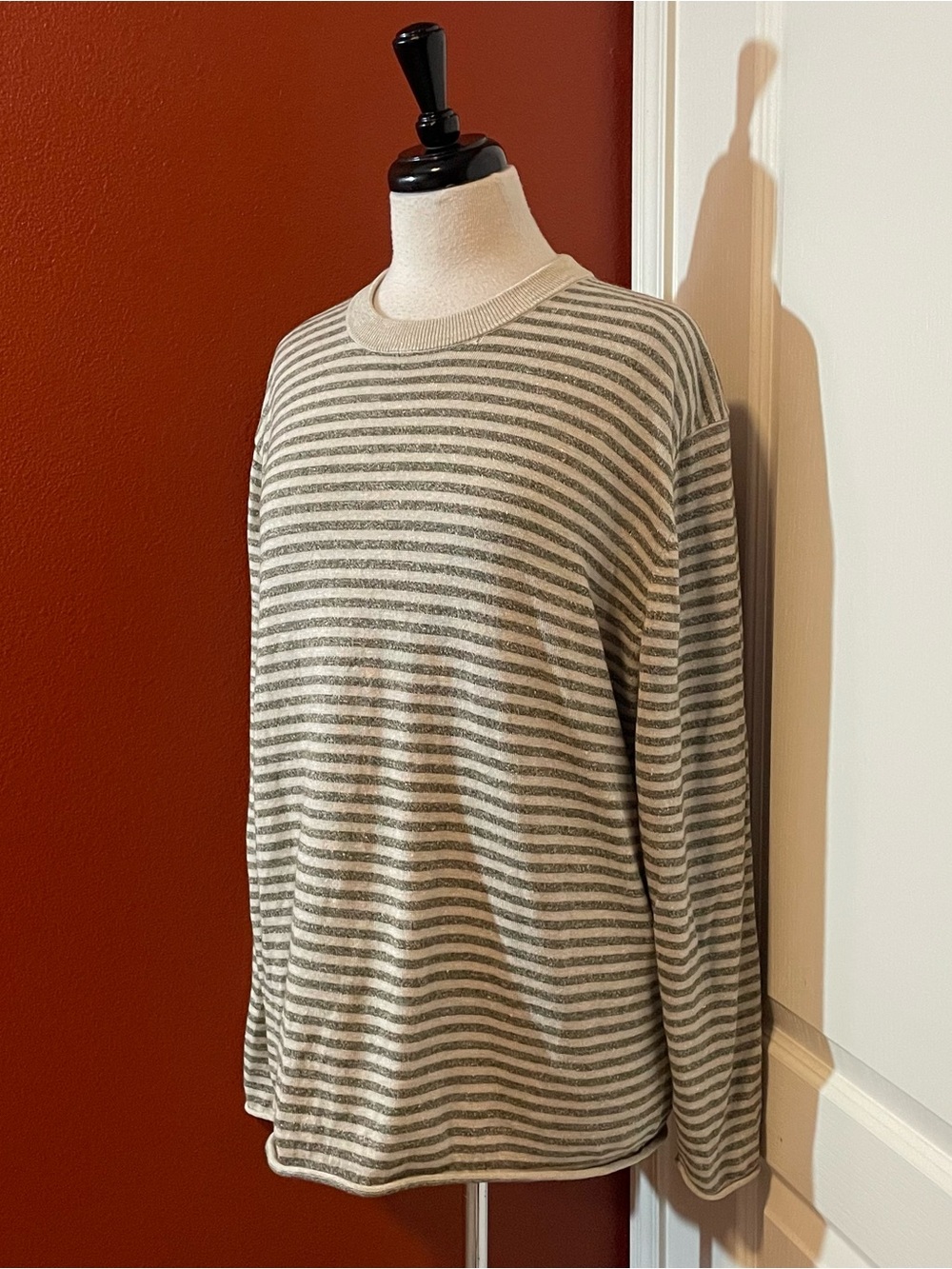 Icebreaker Men’s Striped Crewneck Sweater